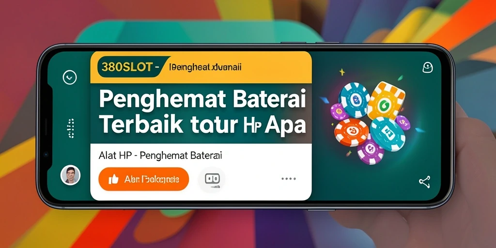 Antarmuka aplikasi 380SLOT untuk penghemat baterai yang efisien.
