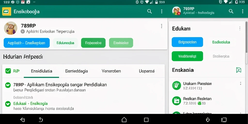 Tampilan utama aplikasi 789RP dengan antarmuka user-friendly.