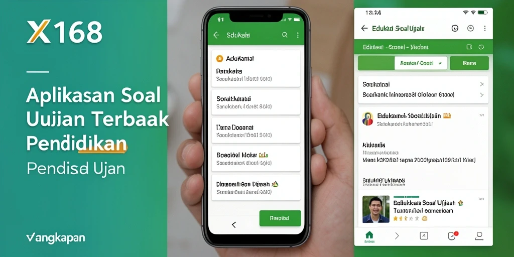 Tampilan antarmuka aplikasi Soal Ujian X168 yang intuitif dan mudah digunakan.