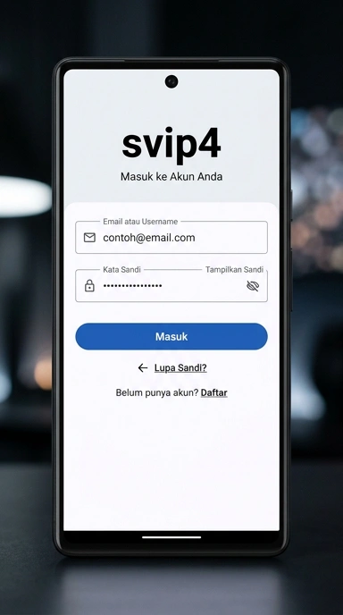 Masuk Akun svip4 dengan Mudah di Android